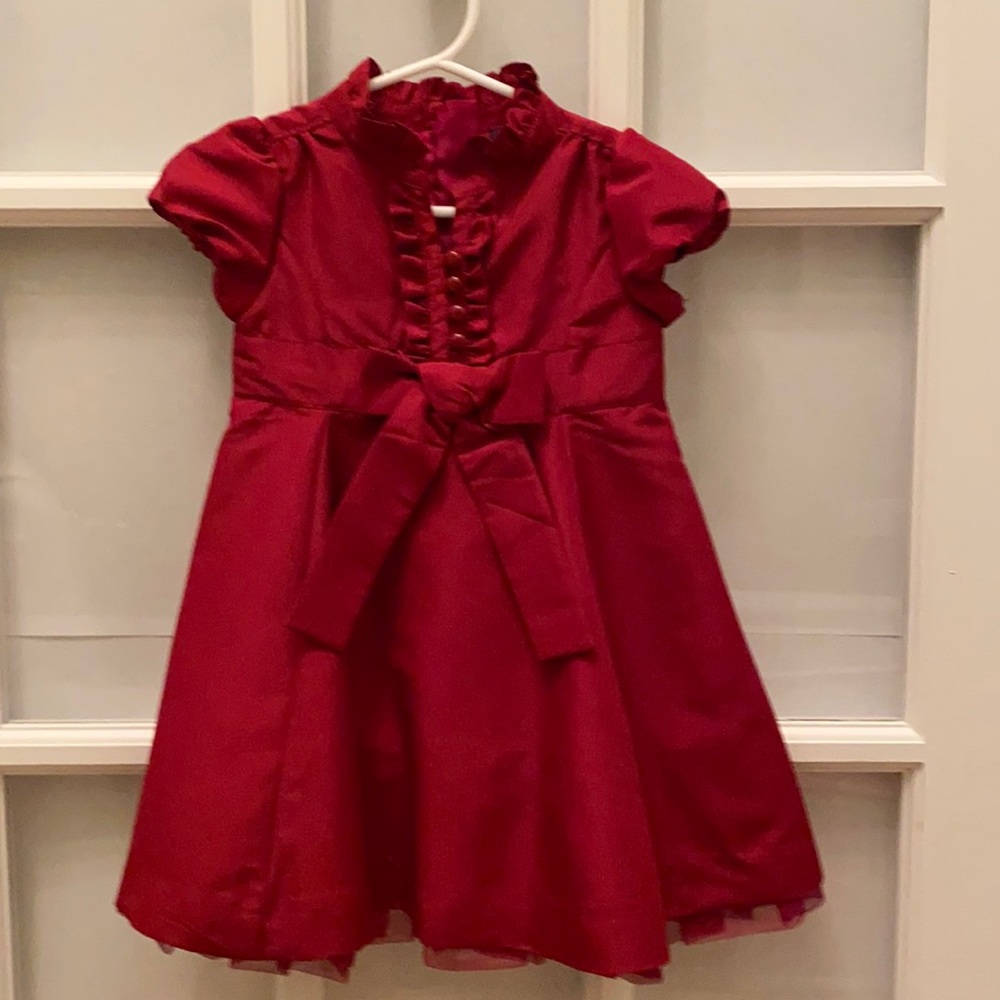 Baby Gap size 18-24M Burgundy dress.